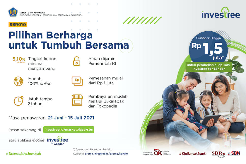 Investree Hadirkan Kembali Cashback hingga Rp 1,5 Juta Guna Genjot Partisipasi Investor Tanah Air
