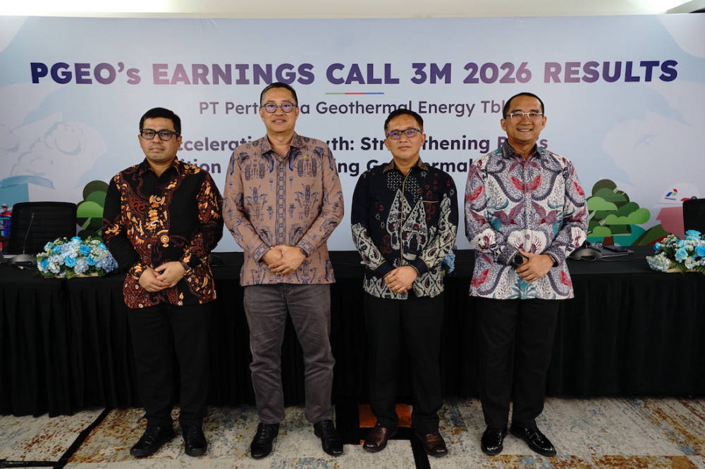 Produksi Listrik PGE Tumbuh 15 Persen, Dorong Kinerja Positif Kuartal I-2026