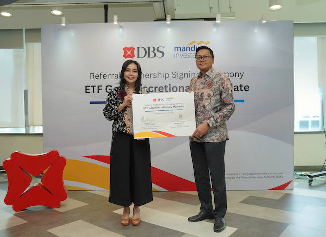 Bank DBS Indonesia dan Mandiri Investasi Perluas Akses Investasi Emas melalui Kerja Sama Referral KPD ETF Gold BlackRock (iShares)