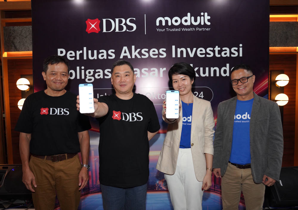 Bank DBS Indonesia & Moduit Resmikan Kerja Sama Perluas Akses Investasi Obligasi Pasar Sekunder Berbasis API