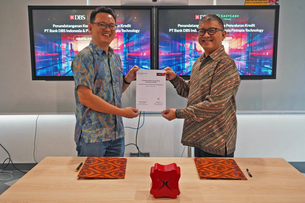 Bank DBS Indonesia & Easycash Jalin Kemitraan Strategis untuk Tingkatkan Penyaluran Kredit serta Mendukung Inklusi Keuangan 