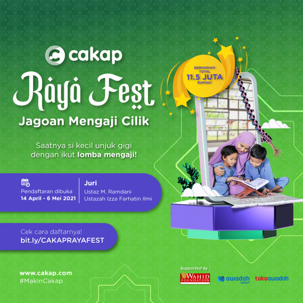 Rayakan Ramadan Dengan Lomba Mengaji Bersama CAKAP Dan Wahid Foundation