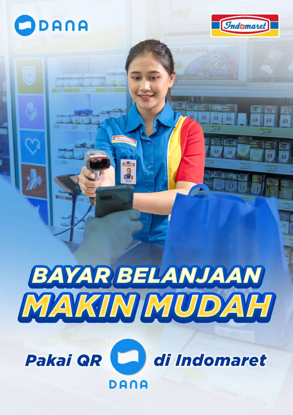 Belanja di Indomaret Kini Bisa Bayar Pakai QRIS Melalui Aplikasi DANA