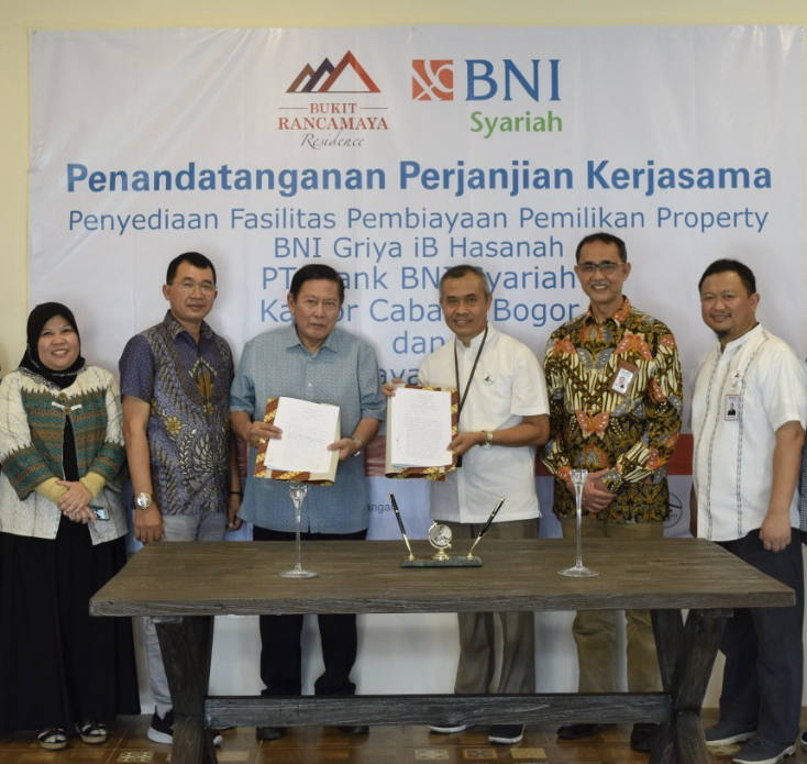 Tingkatkan Bisnis Properti, BNI Syariah Gandeng Developer PT. Rancamaya Griya Sentosa