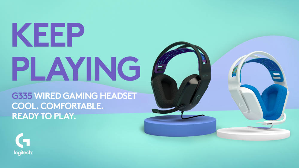 Logitech G Luncurkan Headset Gaming G335, Headset dengan Tampilan Segar