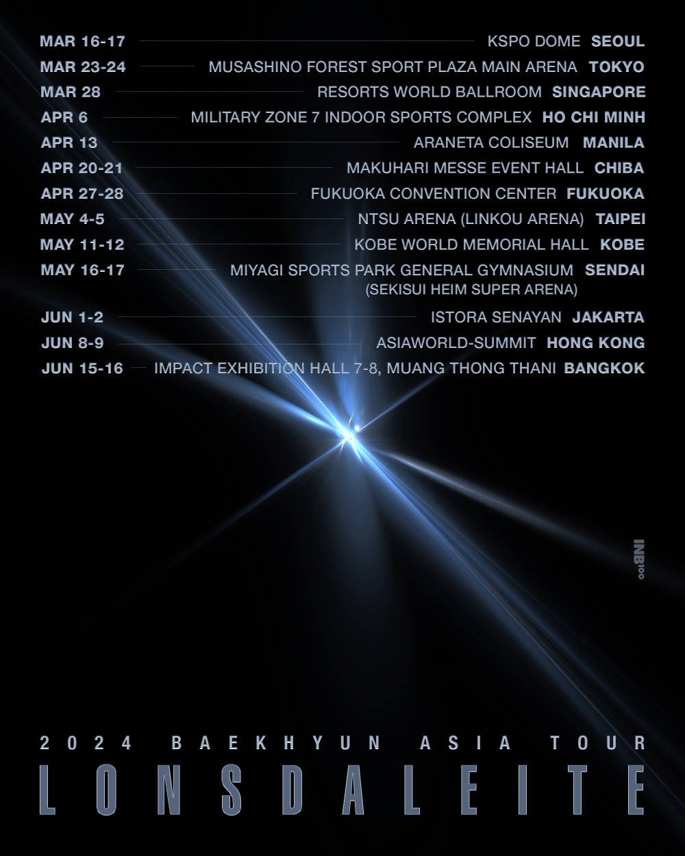 Konser Solo Baekhyun EXO di Jakarta, Juni 2024