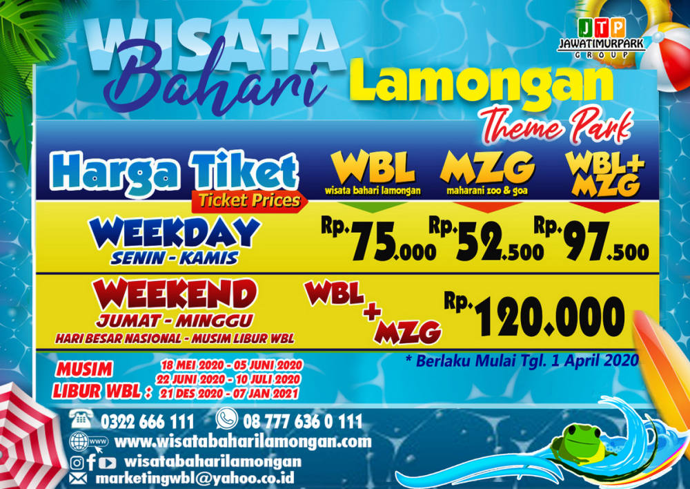 Ticket – Wisata Bahari Lamongan