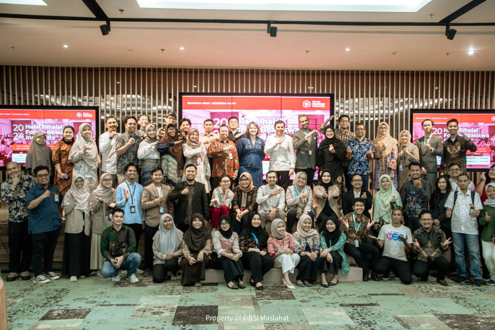 BSI Maslahat Menjadi Tuan Rumah Halal Bihalal Idul Fitri Forum Beasiswa Indonesia (FBI) 2024