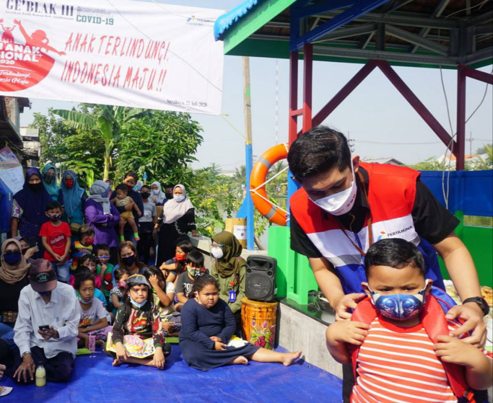 Hari Anak Nasional, Pertamina Edukasi PHBS untuk Cegah COVID-19 pada Anak
