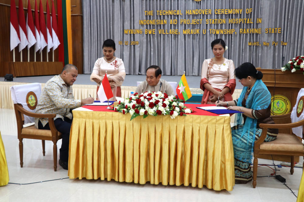Technical Handover Rumah Sakit Bantuan Indonesia di Rakhine State