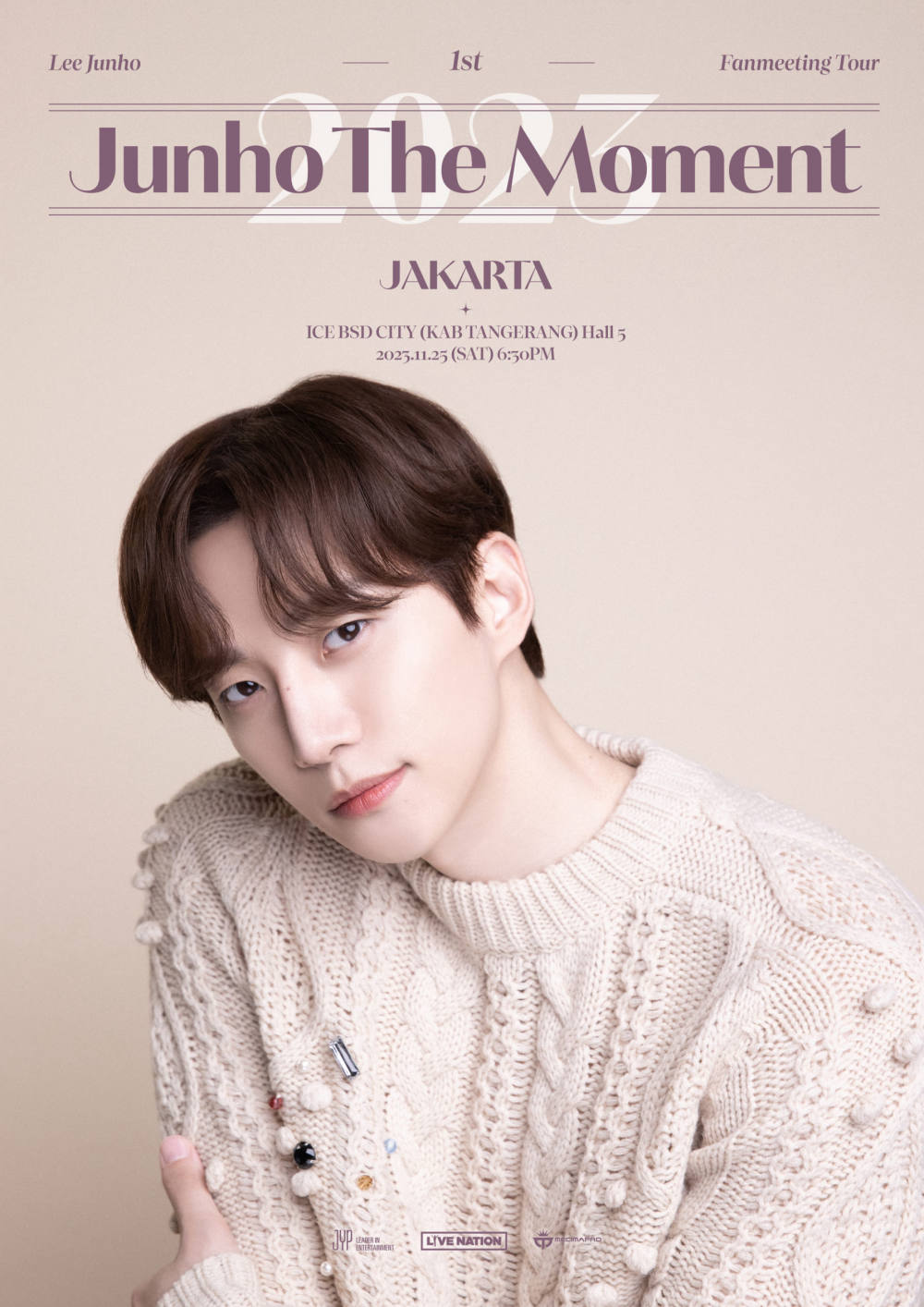 Lee Junho 1st Fanmeeting Tour “Junho The Moment 2023” Tiba di Jakarta