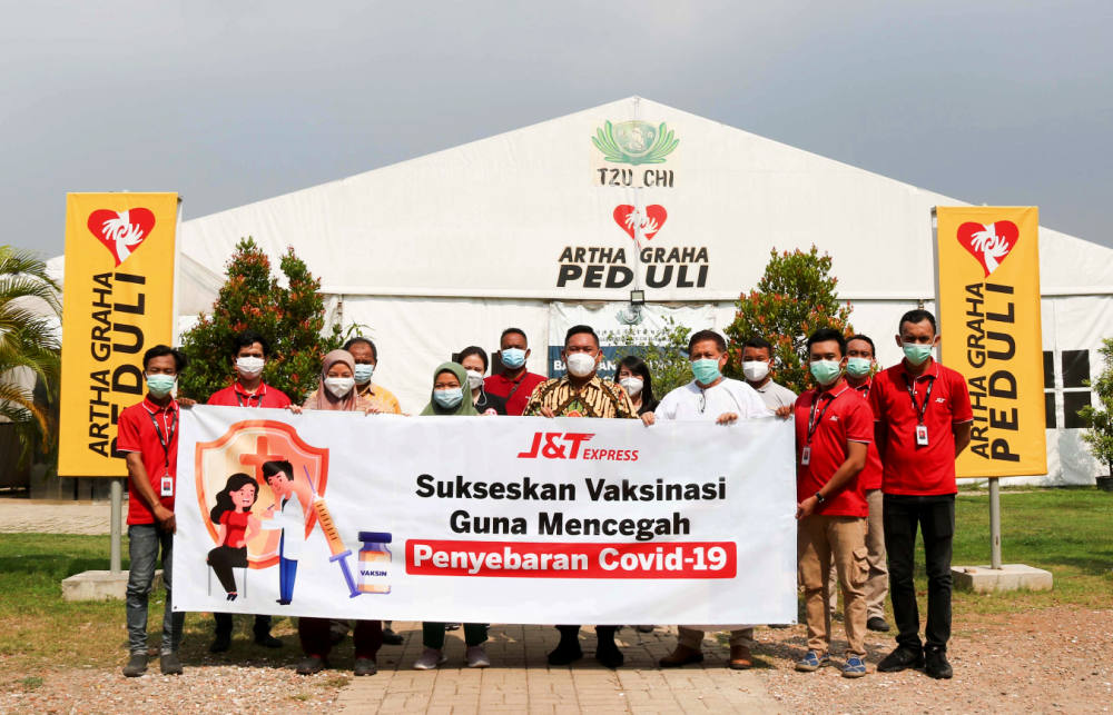 J&T Express Dukung Program Vaksinasi dan Segerakan Vaksinasi Karyawan