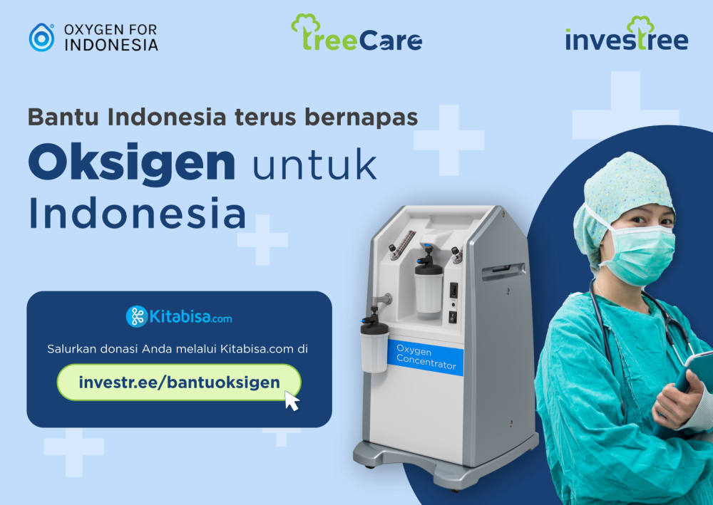 Investree Berdonasi dan Galang Dana Bersama Kitabisa.com dan Oxygen for Indonesia Guna Sediakan  Oksigen Konsentrator bagi Rumah Sakit