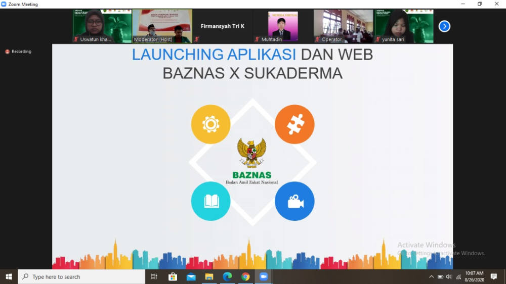 KKN Papua Emas Launching Aplikasi “Sukaderma”