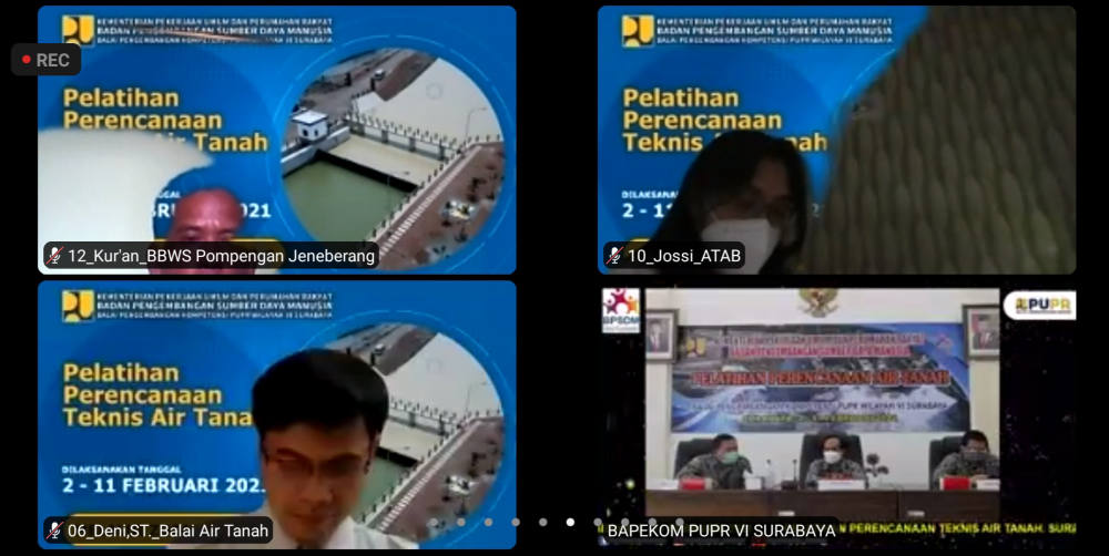 BPSDM PUPR Melakukan Pelatihan Perencanaan Teknis Air Tanah Guna Membentuk Ahli Perencanaan Air Tanah