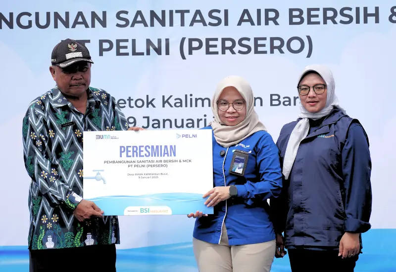 Menembus Pedalaman Kalbar, Peresmian Pembangunan Sanitasi Air Bersih PT PELNI (Persero) Terlaksana
