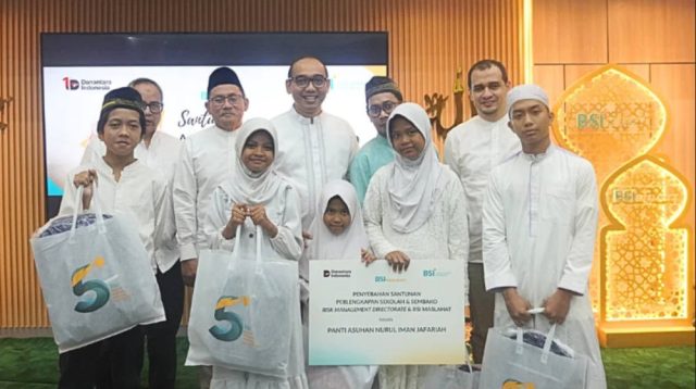 Merajut Kebersamaan di Ramadan, BSI Maslahat dan BSI Hadirkan Senyum 50 Yatim Dhuafa