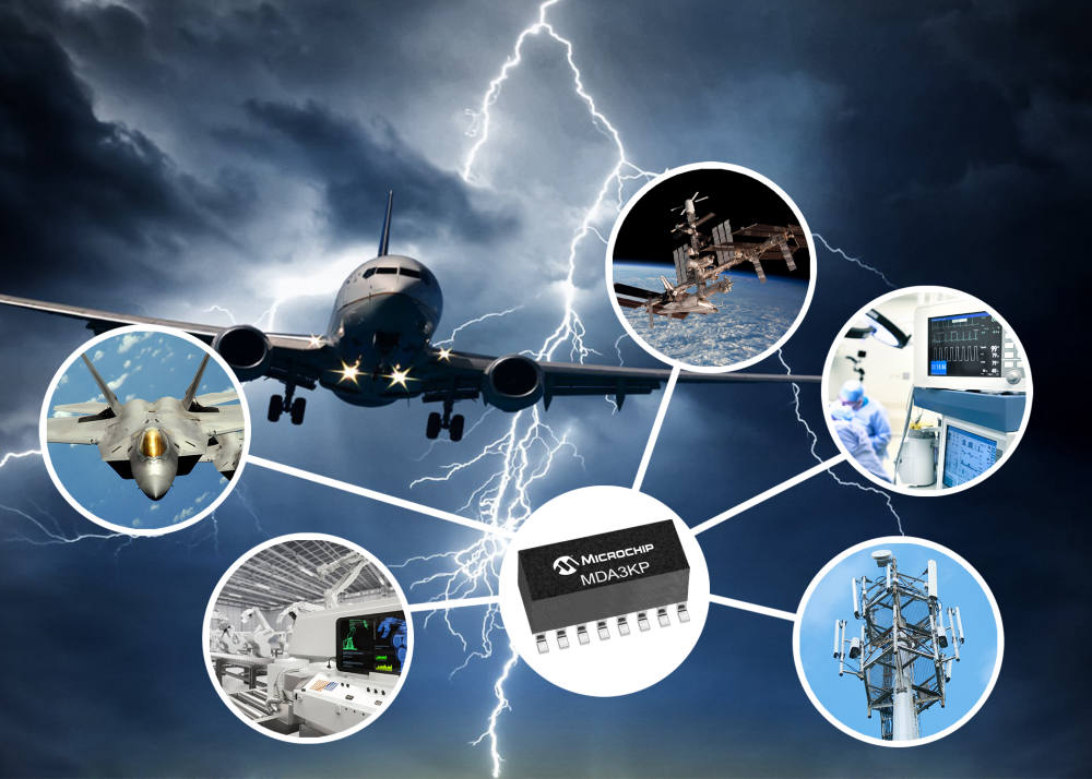 Microchip Memperkenalkan Transient Voltage Suppressor Diode Array 3kW Untuk Proteksi Sirkuit Superior di Lingkungan Ekstrim