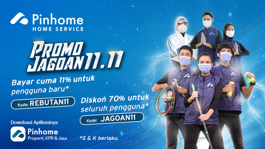 Pinhome Banjir Promo Jagoan 11.11 Jasa Rumah Tangga dan Gaya Hidup