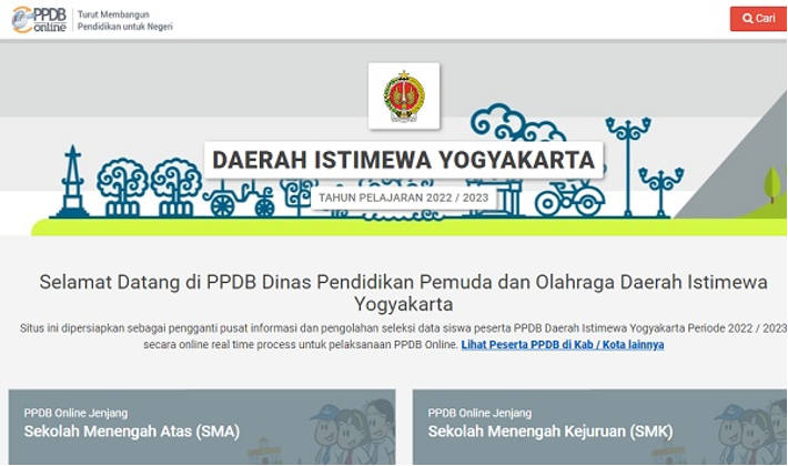 PPDB Jogja 2022 Dibuka Hari Ini, Berikut Link Pendaftaran dan Aktivasi Token!