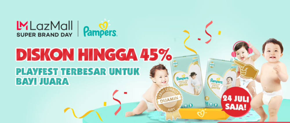 Pampers, Lazada dan ratusan Bayi Jagoan di Asia Tenggara Bersatu Hadirkan Baby Playfest terbesar untuk Super Brand Day