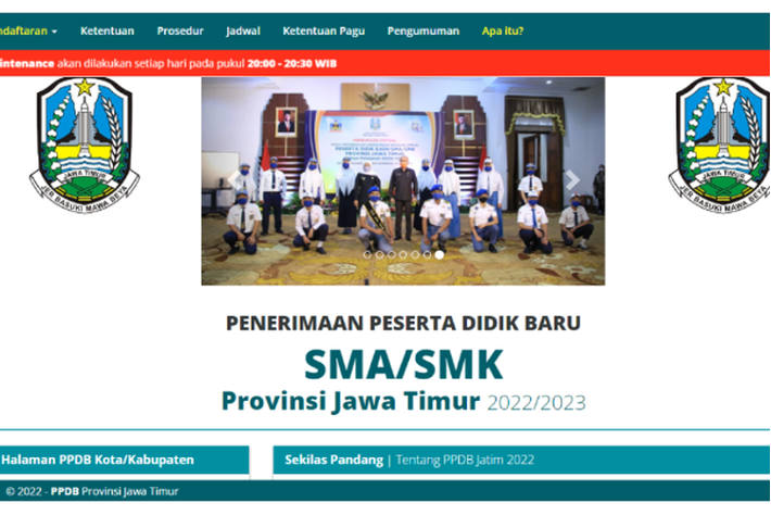 Pendaftaran Jalur Afirmasi Dibuka Hari Ini, Berikut Jadwal PPDB SMA-SMK Jatim 2022