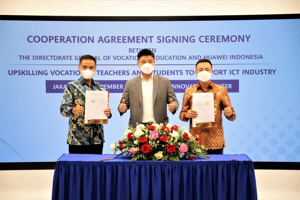 Huawei dan Ditjen Pendidikan Vokasi Perkuat Sinergi Guna Tingkatkan Kompetensi Guru dan Siswa SMK