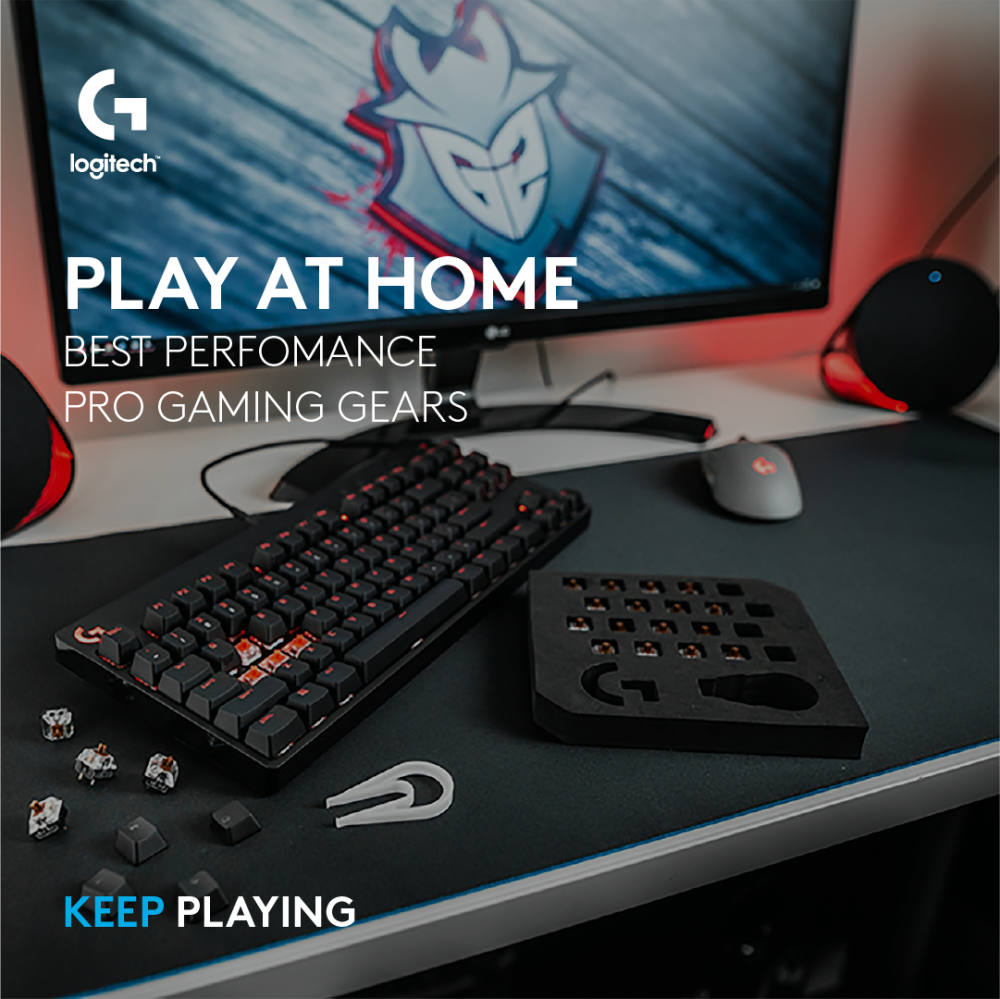 Logitech G Meluncurkan Gerakan #PlayAtHome
