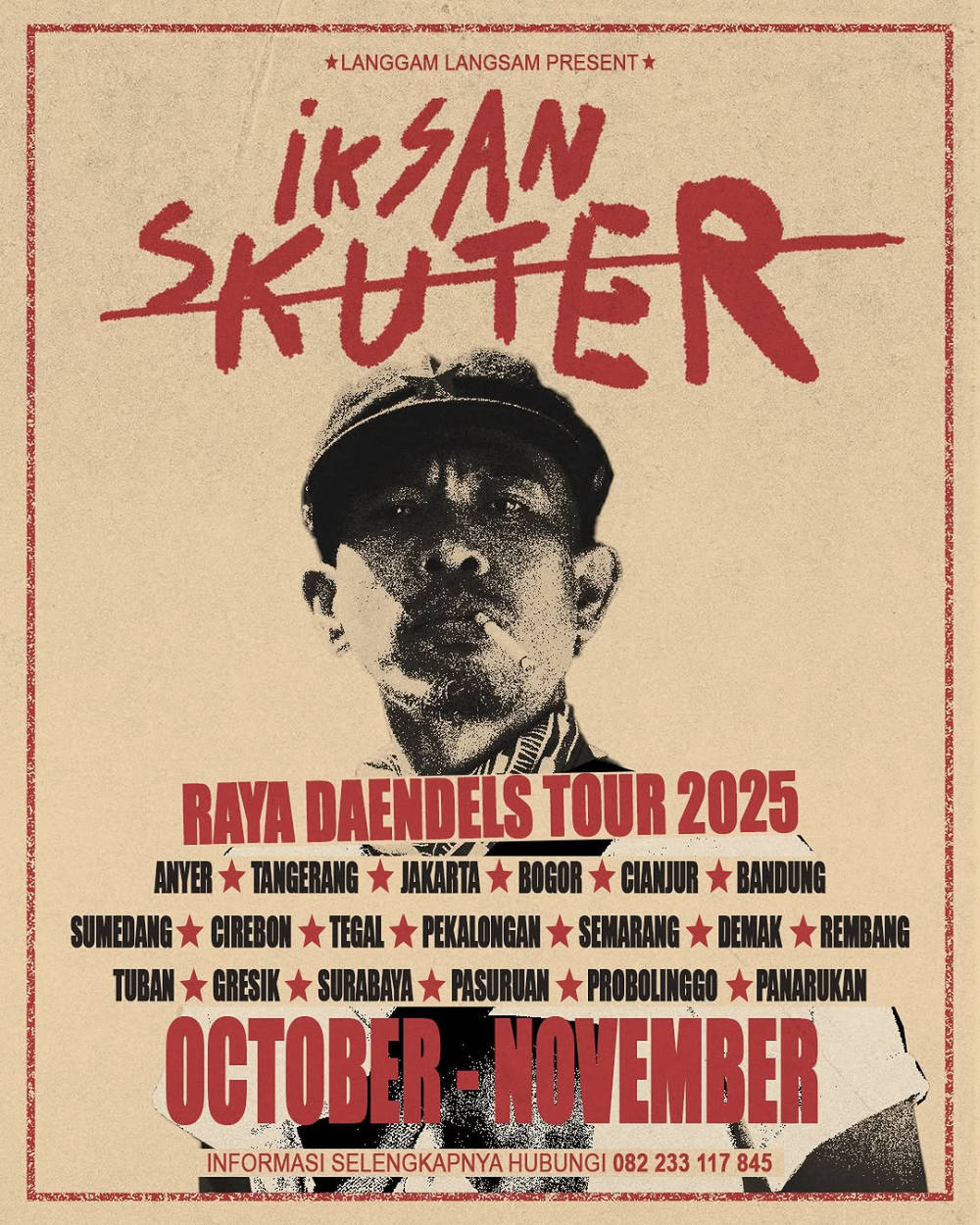 Iksan Skuter Umumkan Single Terbaru “1000 KM” dan Tour “Raya Daendels Tour 2025”: Perjalanan 1000 KM Napak Tilas Jalur Bersejarah Anyer – Panarukan