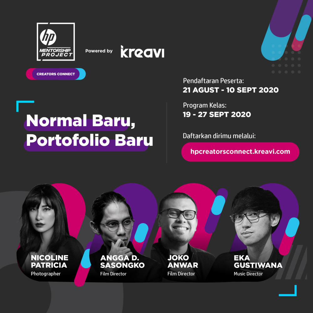 HP Inc. mengajak kreator Indonesia untuk terhubung, beradaptasi, dan berkarya bersama HP Mentorship Project: Creators Connect