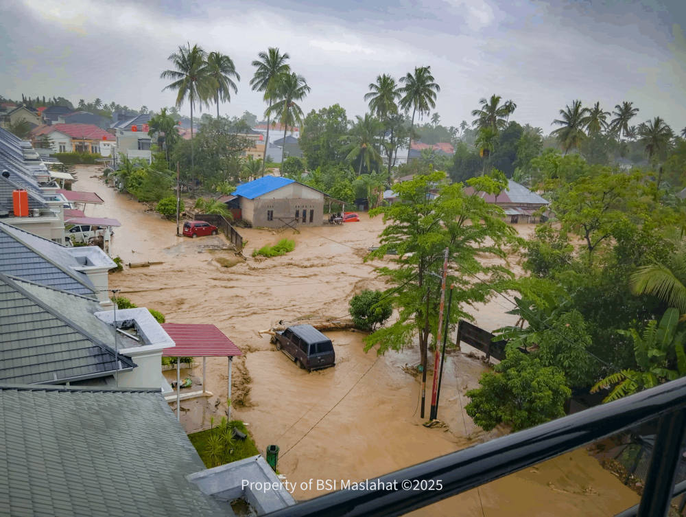 BSI Maslahat Bergerak Cepat Bantu Korban Banjir dan Longsor di Sumatera