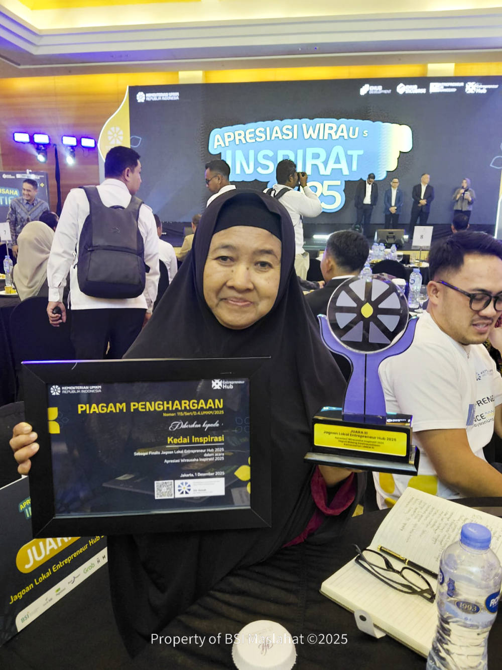 BSI Maslahat Antar Paini, Penggerak Rumah Disabilitas Mandiri, Menjadi Juara III Wirausaha Inspiratif 2025