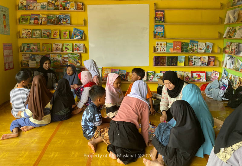 Dari Ruang Sempit ke Ruang Tumbuh, Upaya BSI Maslahat Mengubah Cerita Anak Marginal di Pinang Ranti