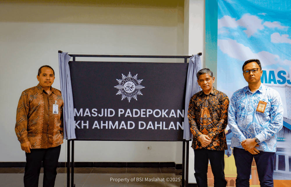 BSI Maslahat Bersama Muhammadiyah Resmikan Masjid Padepokan  KH Ahmad Dahlan Yogyakarta 