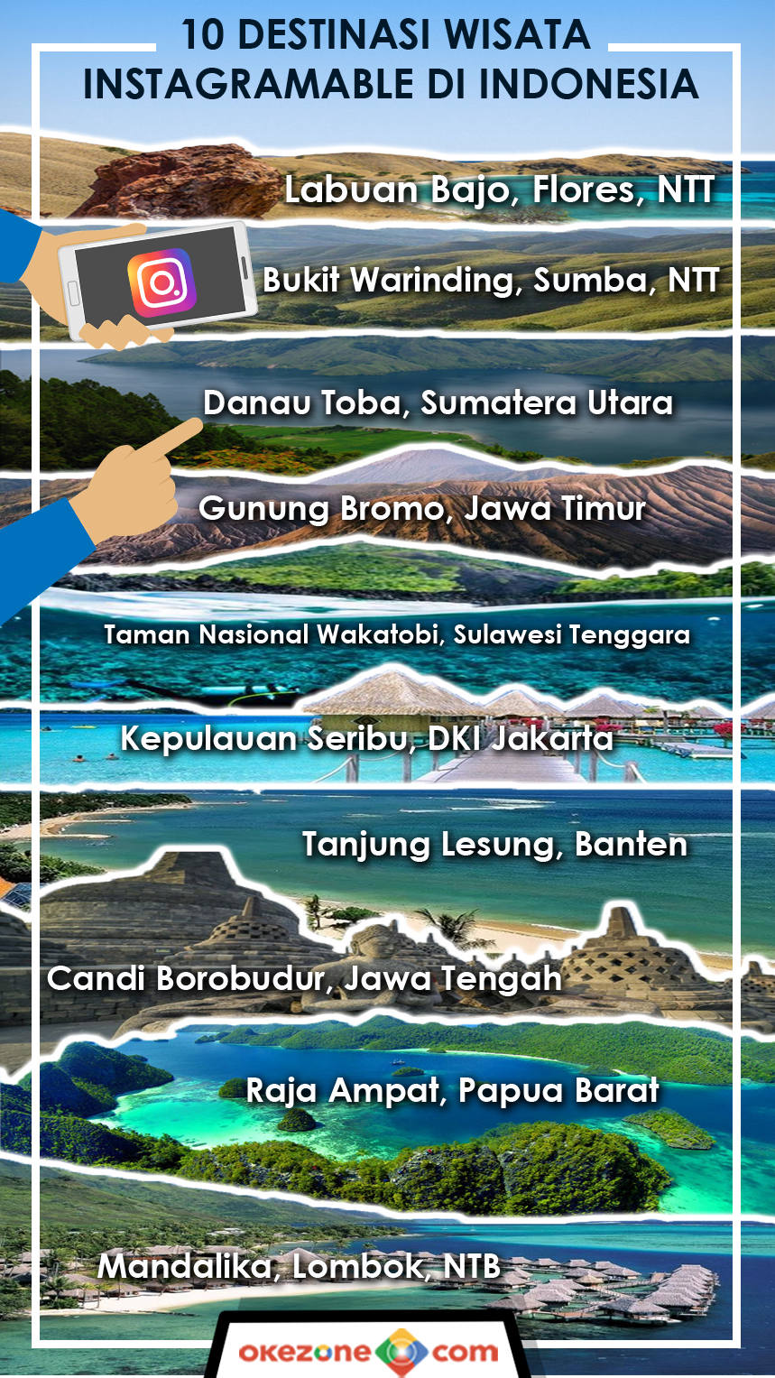 DESTINASI WISATA TEMPAT ISTAGRAMMABLE DI INDONESIA : Foto DESTINASI WISATA TEMPAT ISTAGRAMMABLE DI INDONESIA : Foto
