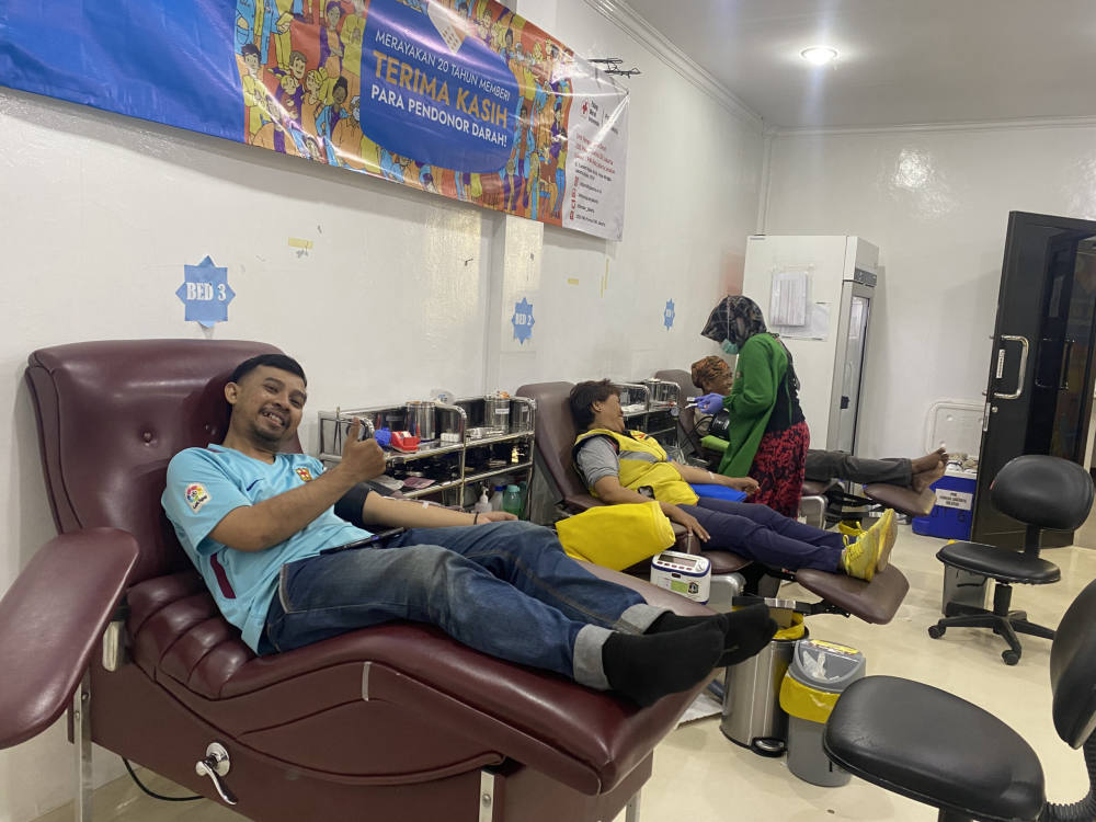 Sambut Hari Donor Darah, Sebanyak 50 Mitra Pengemudi Maxim Lakukan Donor Darah Di Jakarta