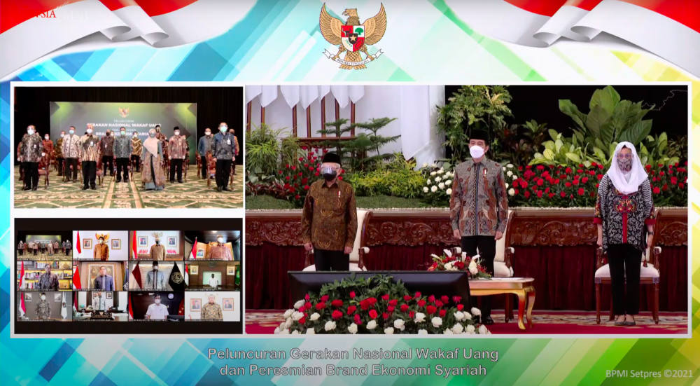 Presiden Jokowi Luncurkan Gerakan Nasional Wakaf Uang & Resmikan Brand Ekonomi Syariah