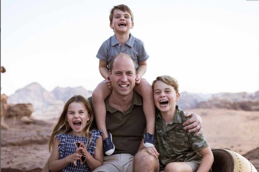 Pangeran William Peringati Hari Ayah dengan Berbagi Foto Baru bersama Charlotte, George dan Louis