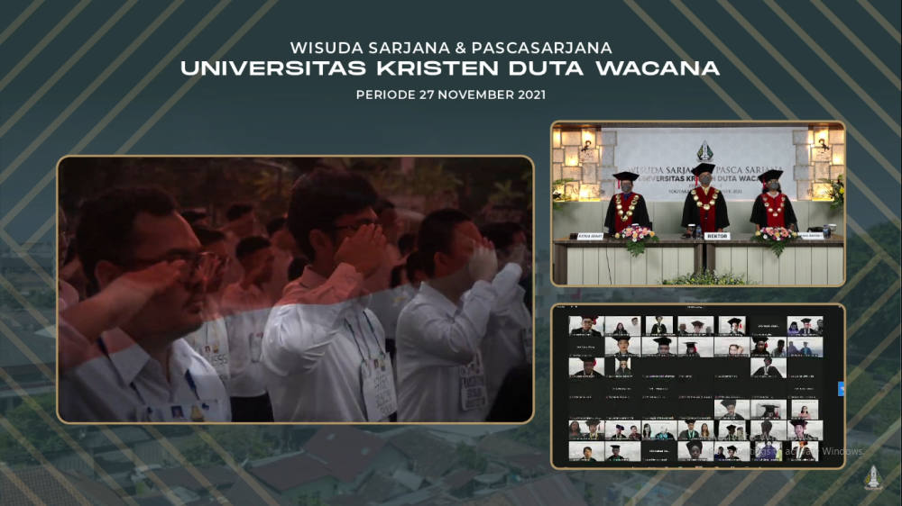 UKDW Gelar Kembali Wisuda Online UKDW Gelar Kembali Wisuda Online