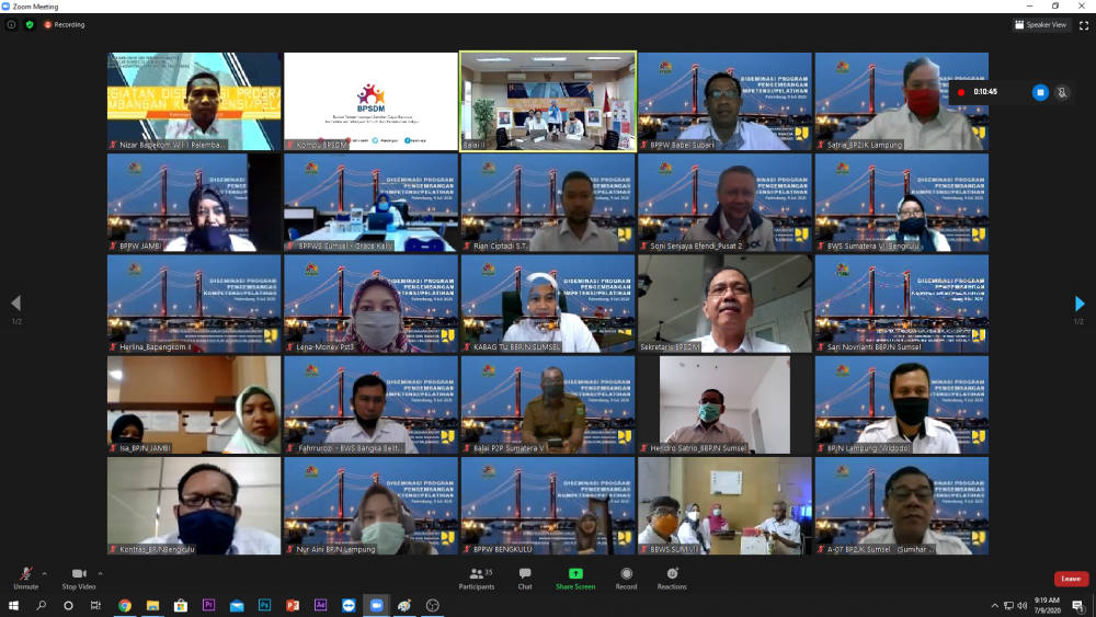 Selaraskan Program, Balai Pengembangan Kompatensi Wilayah II Palembang adakan Diseminasi Selaraskan Program, Balai Pengembangan Kompatensi Wilayah II Palembang adakan Diseminasi