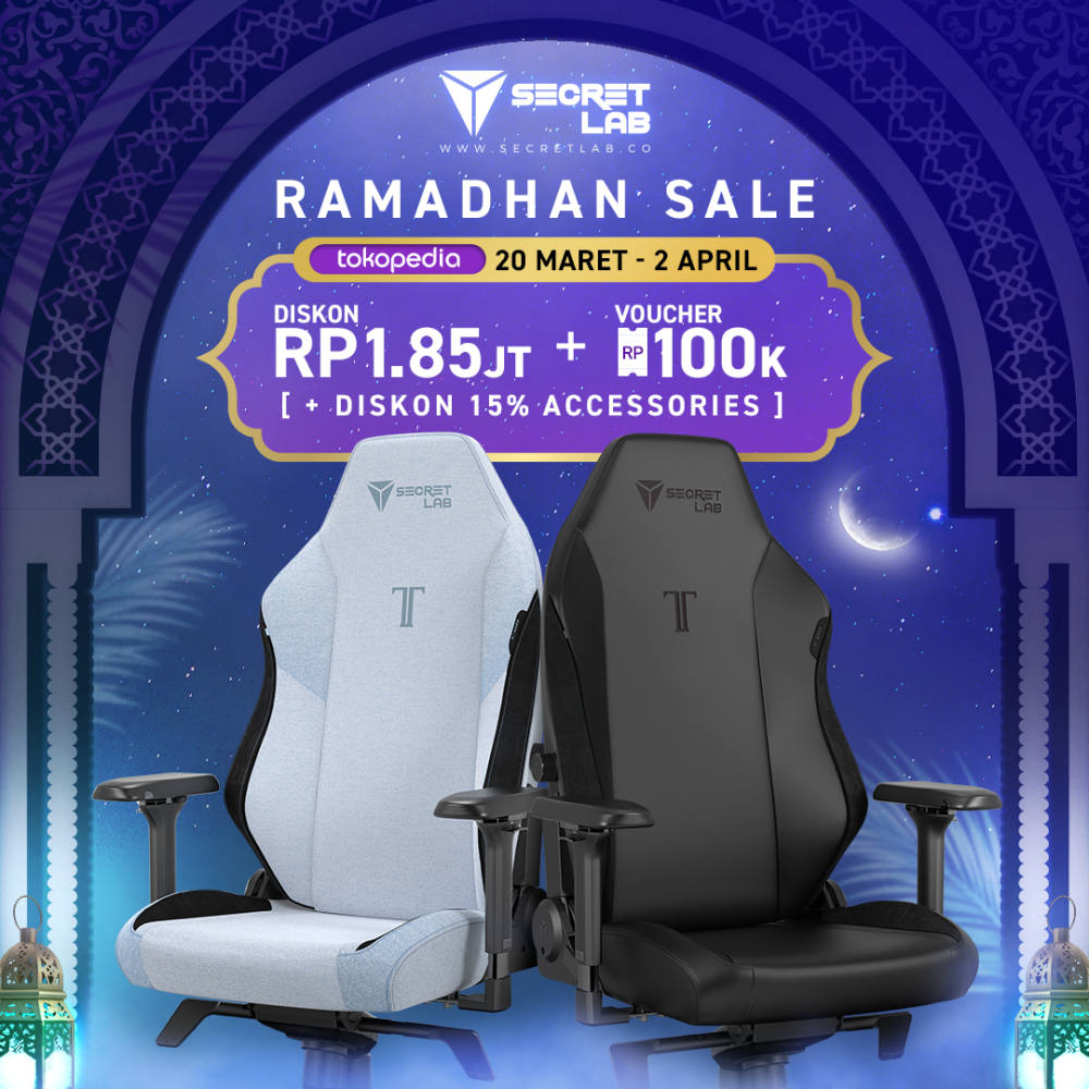 Secretlab, Brand Kursi Gaming Peraih Penghargaan mengadakan Mega Sale Ramadhan ini
