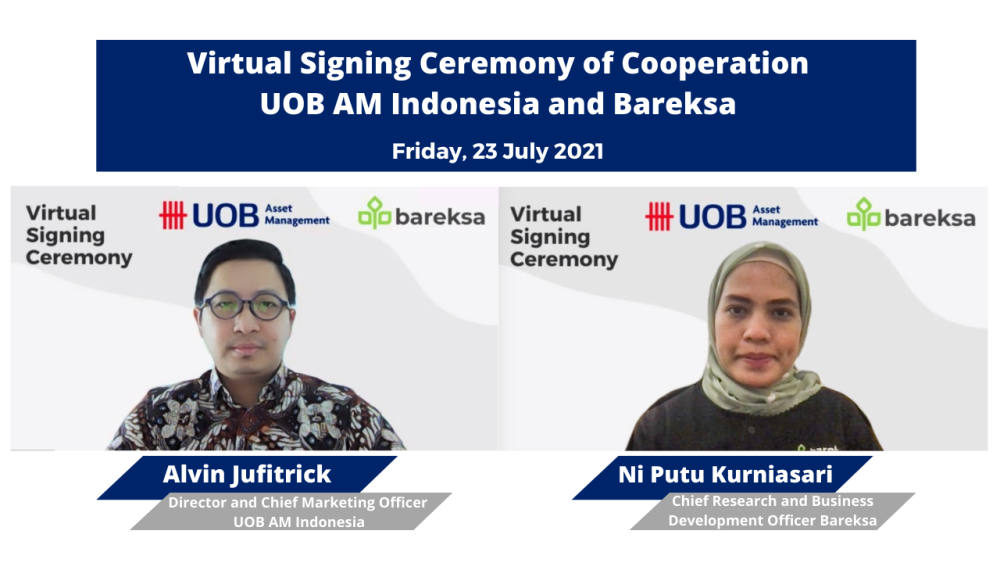 UOB Asset Management Indonesia Berkolaborasi Luncurkan Reksa Dana Bagi Nasabah Bareksa
