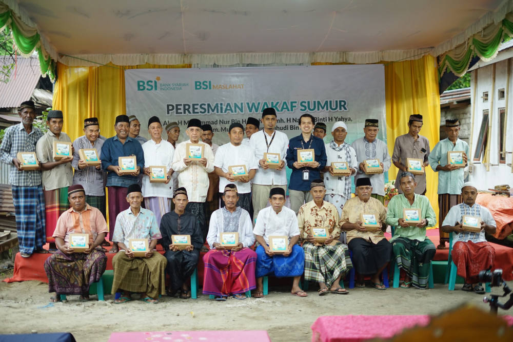 Wakaf Sumur dan Santunan Dhuafa Untuk Masyarakat Ende NTT dari BSI Maslahat