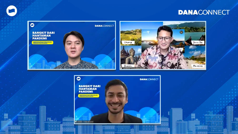Menparekraf Dukung DANA Menjadi Lokomotif dalam Upaya Digitalisasi UMKM