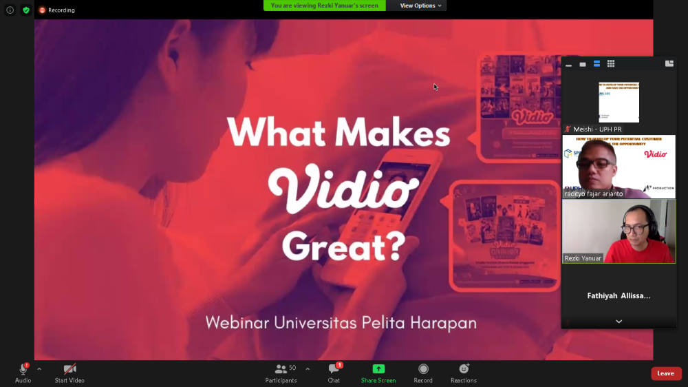 Pahami Target Market Kunci Perkuat Bisnis dari UPH SPARKLABS dan Vidio.com