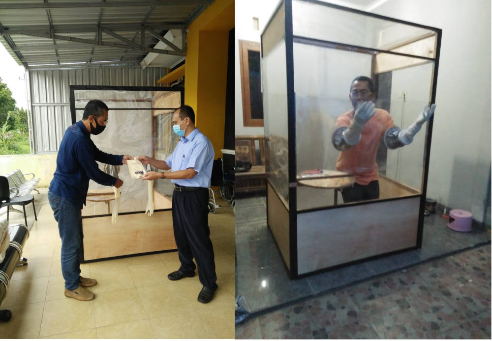 Kreatifitas Dosen UIN Sunan Kalijaga Membuat Swab Chamber Portable Kreatifitas Dosen UIN Sunan Kalijaga Membuat Swab Chamber Portable