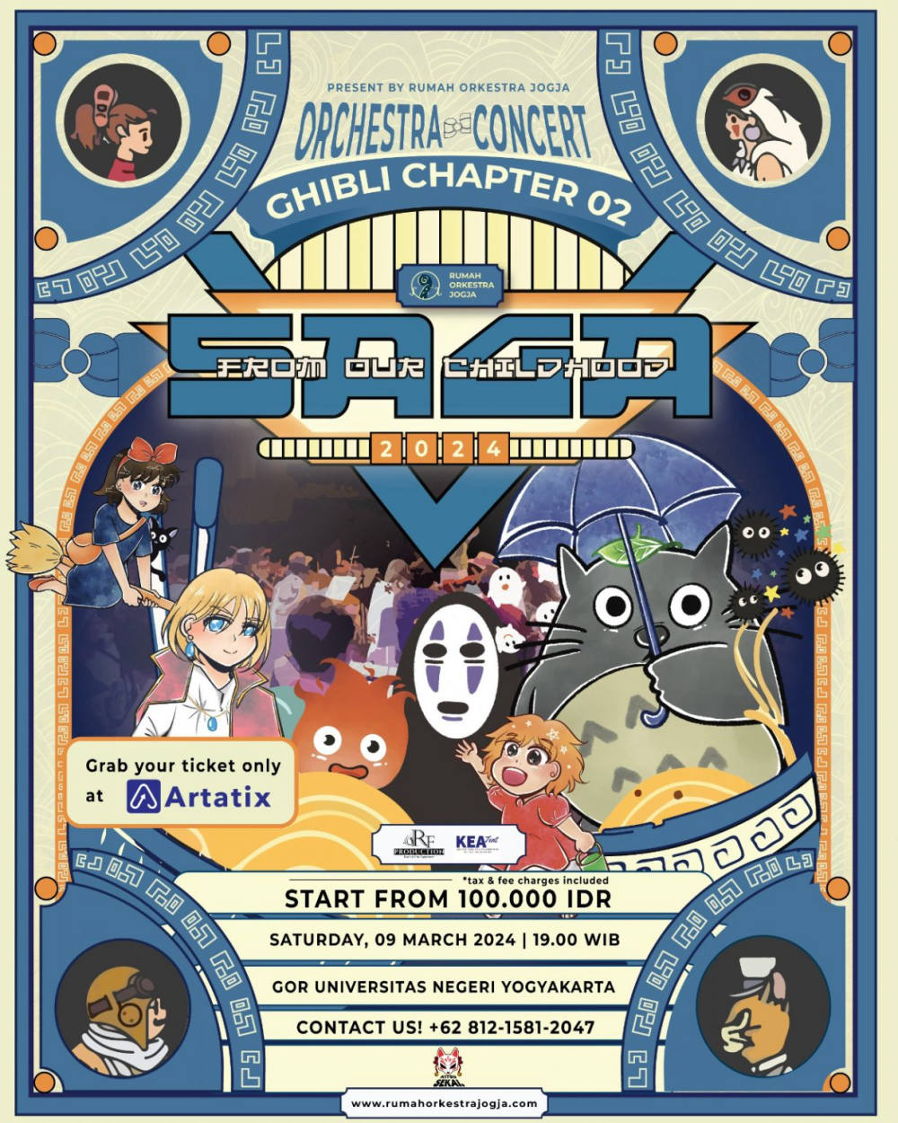 Yogyakarta, Indonesia – Konser Orkestra Epik dengan Sentuhan Studio Ghibli