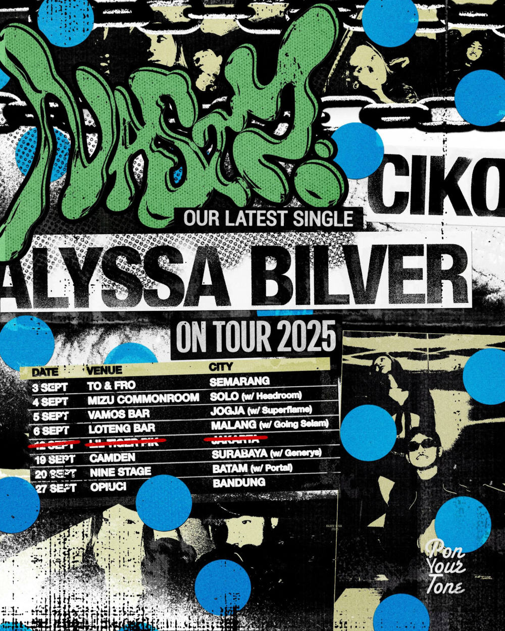 Ciko Gandeng Alyssa Bilver & Whiteskkeleton lewat Single “Nasty”Sekaligus Umumkan Tour di 8 Kota Indonesia
