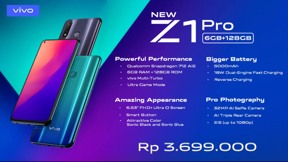 vivo Z1 Pro 6GB Super Selling Day Dimulai Hari Ini