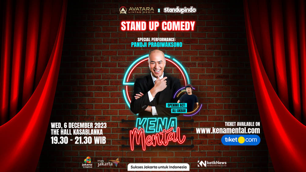 “Kena Mental – Stand Up Comedy Show” Bersama Pandji Pragiwaksono dan Ali Akbar
